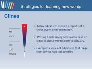 Strategies for learning new words | PPTX