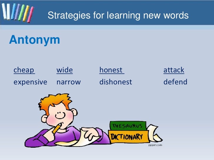 Strategies for learning new words