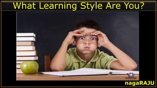 What Learning Style Are You?
nagaRAJU
 