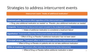 Treatment Policy Example Intercurrent Event Strategies for Navigating ICH E9(R1) Webinar slides | PPTX