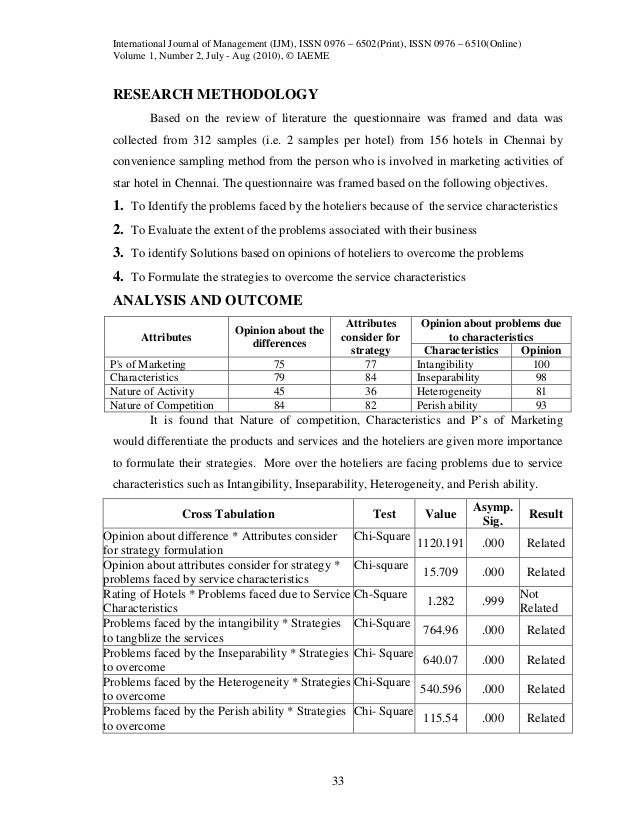 Literature review service quality hotel