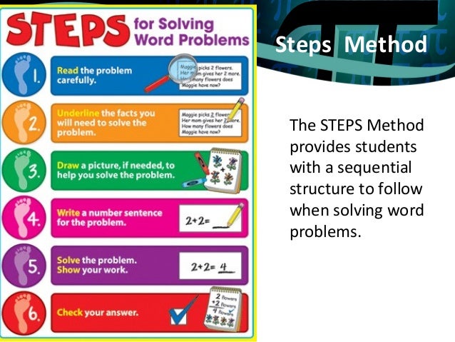 solving math word problems step by step