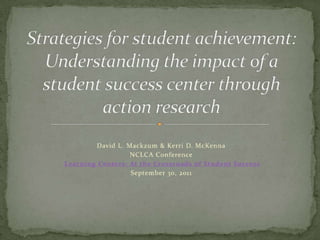 Strategies For Student Achievement   Nclca