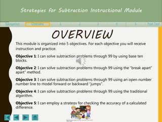 Strategies for Subtraction | PPTX
