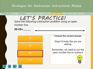 Strategies for Subtraction | PPTX