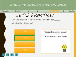 Strategies for Subtraction | PPTX