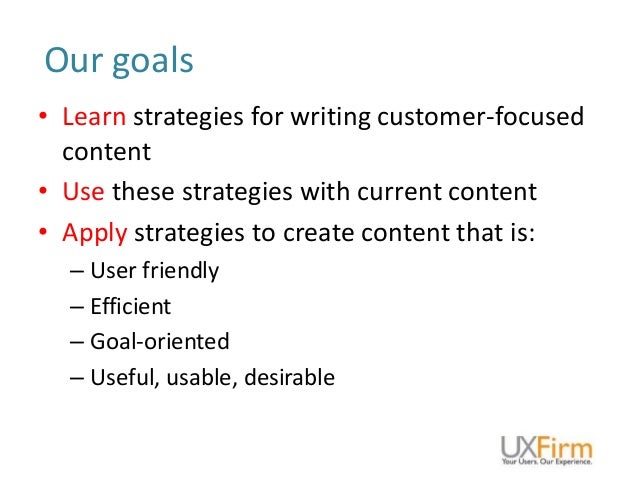 Writing customer website