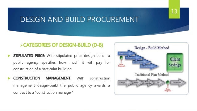 design and build procurement case study