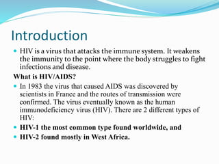 Strategies in early hiv & role of a | PPT