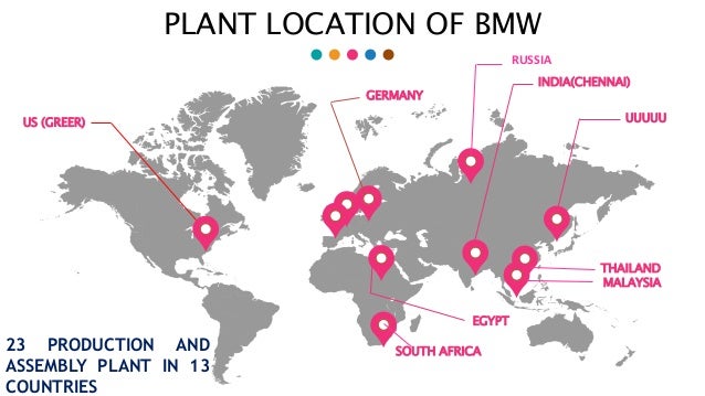 Bmw Global Locations Strategies Of Bmw 9 638 