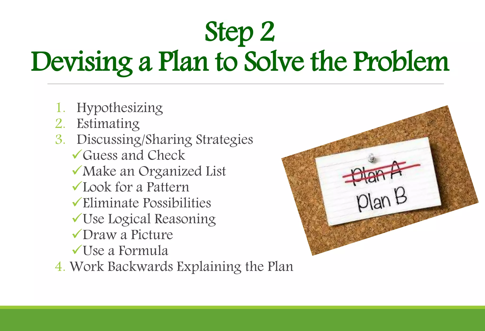 Polya's Problem-Solving Strategy | PPTX