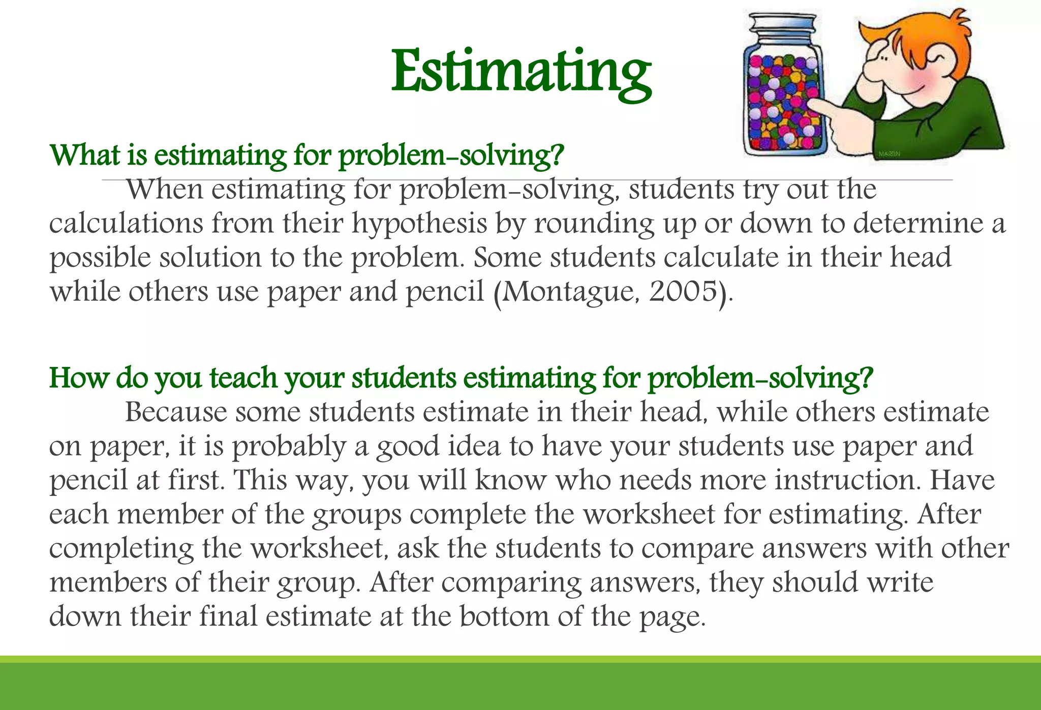 Polya's Problem-Solving Strategy | PPTX