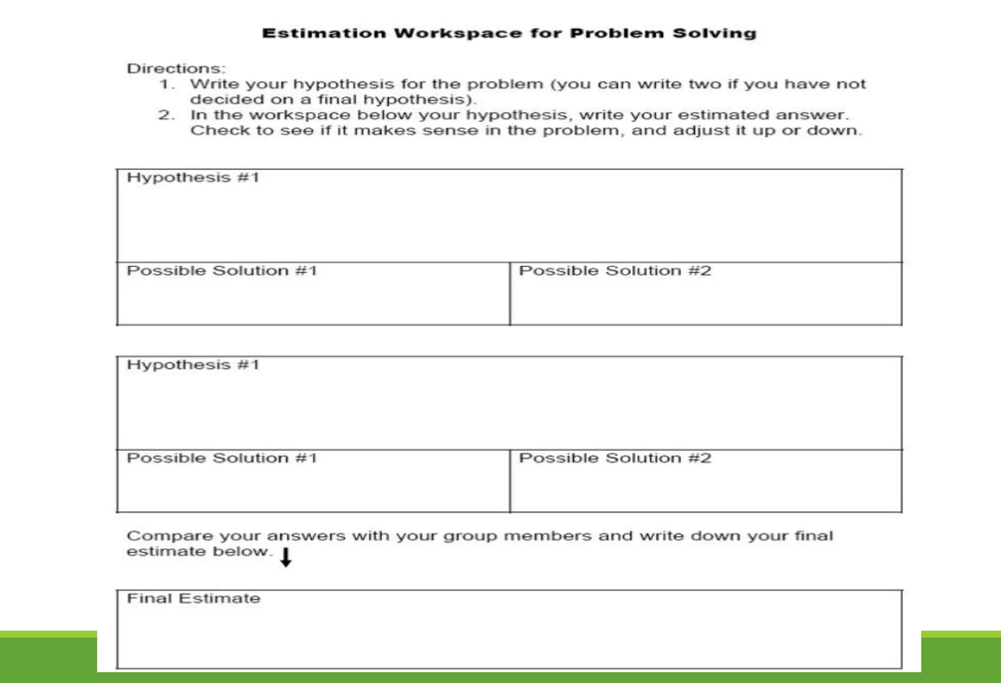 Polya's Problem-Solving Strategy | PPTX