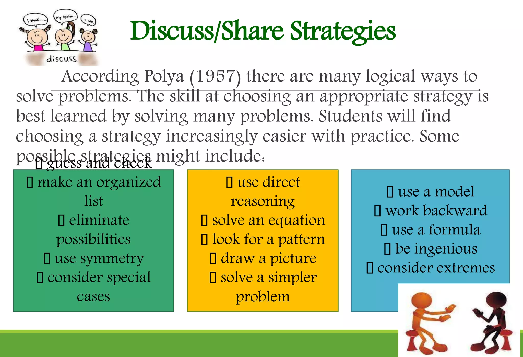 Polya's Problem-Solving Strategy | PPTX