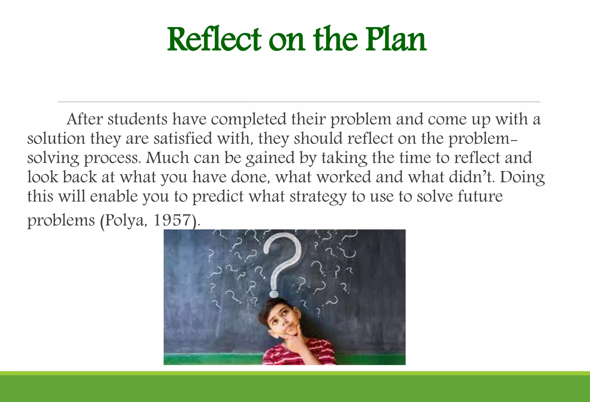 Polya's Problem-Solving Strategy | PPTX