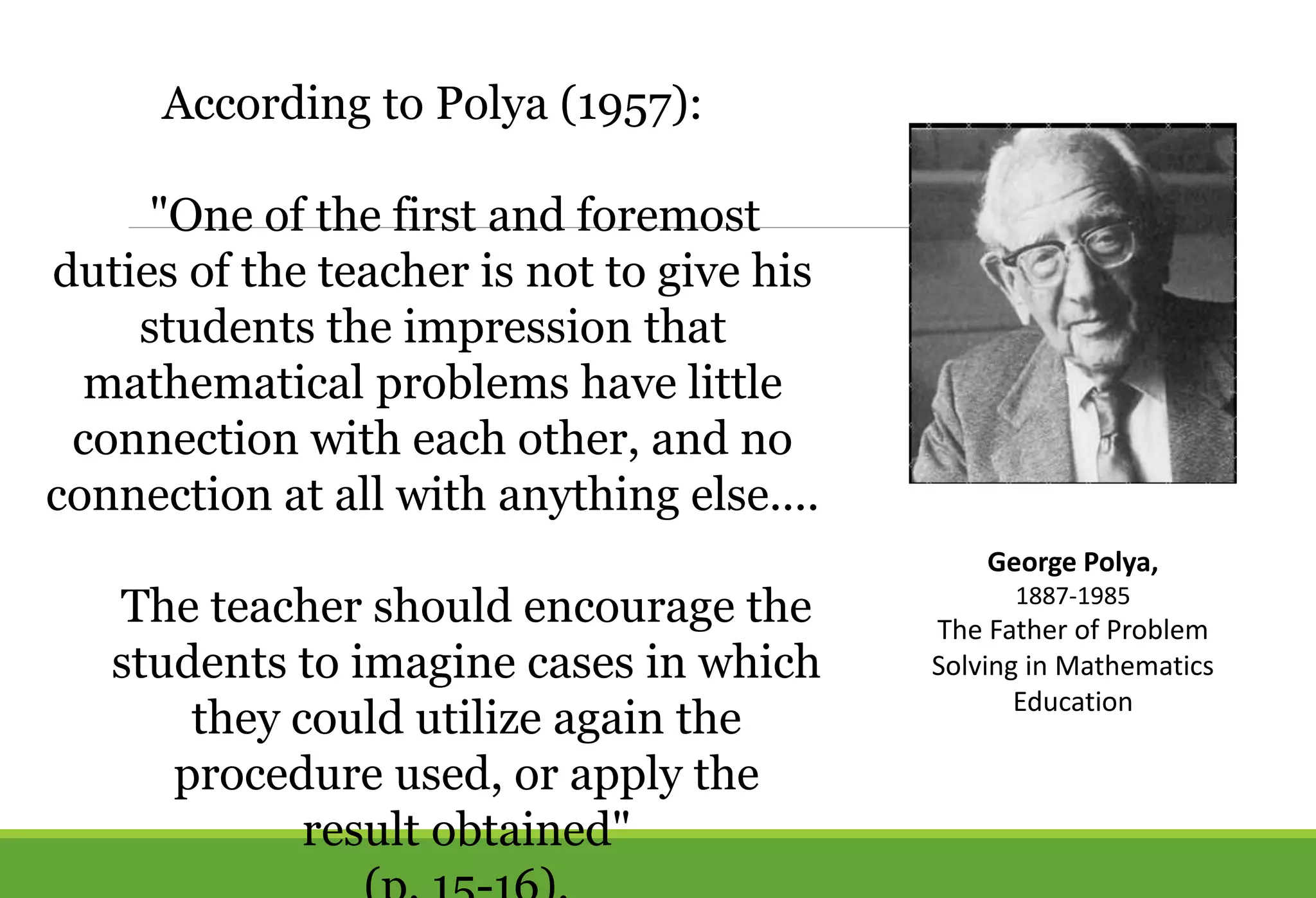 Polya's Problem-Solving Strategy | PPTX