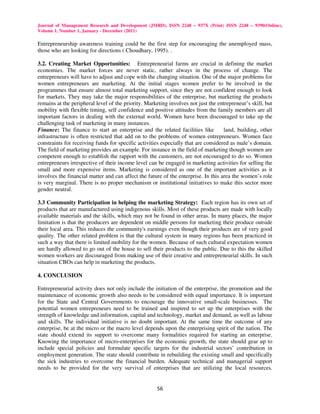 Strategies of women entrepreneurs in economic development | PDF