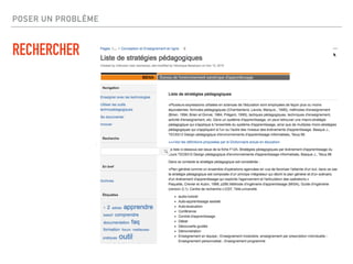 POSER UN PROBLÈME
RECHERCHER
 
