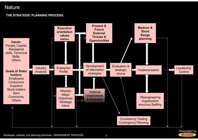 Strategies, policies, and planning premises - MANAGEMENT PROCESS