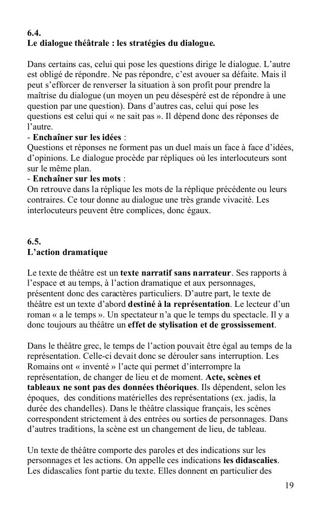 Strategies pour l'analyse des textes