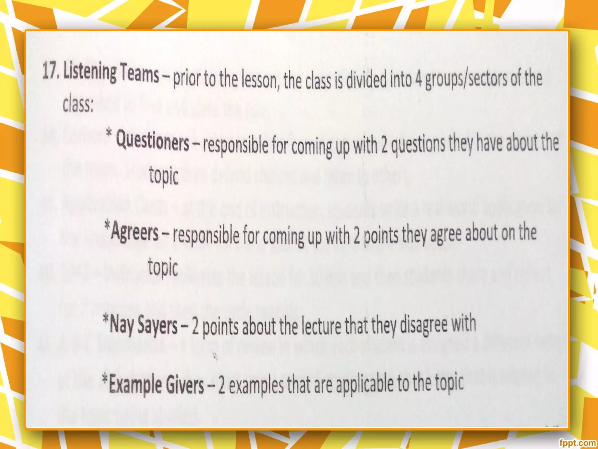 Strategies supplement attachment