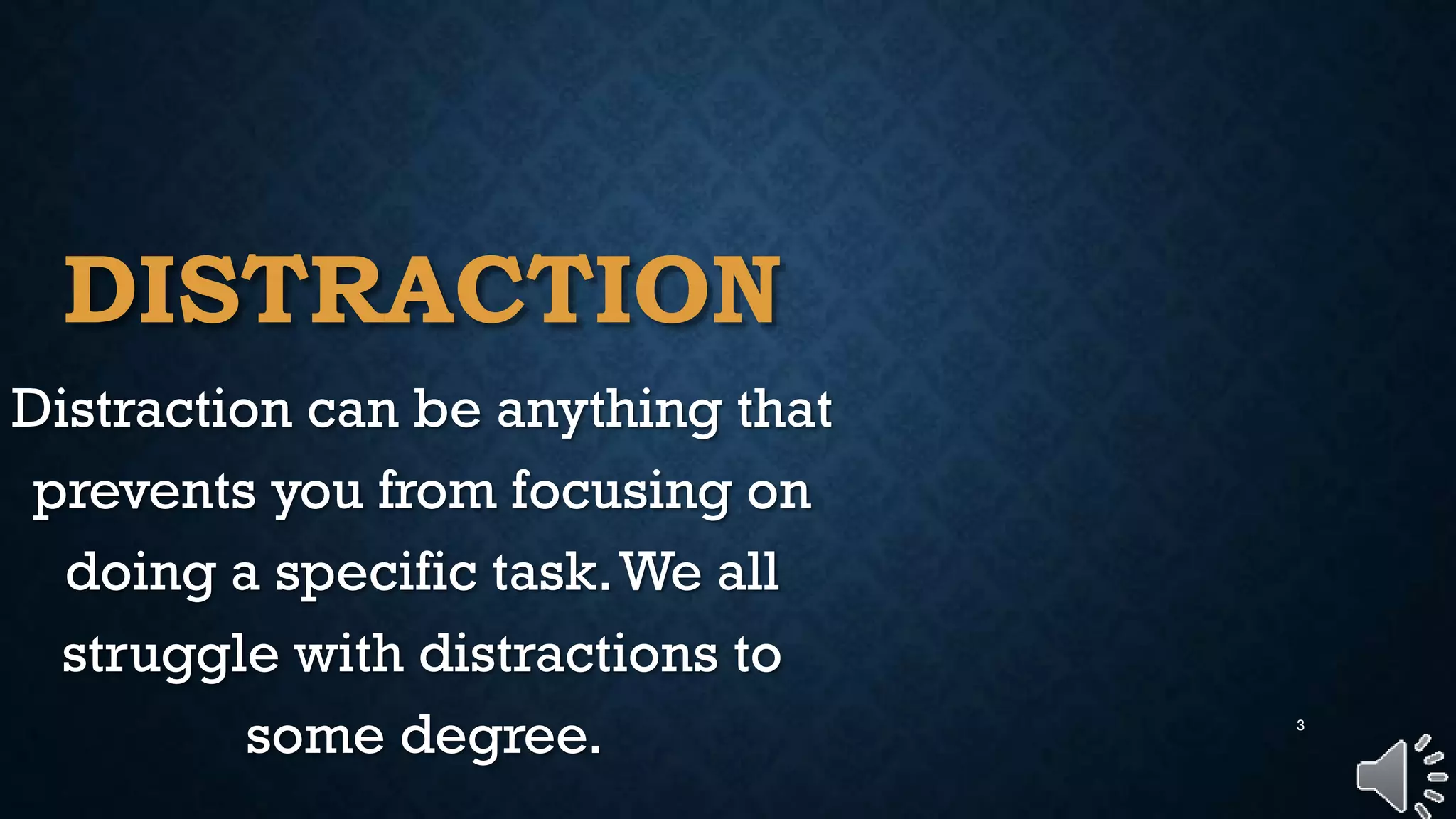Strategies To Avoid Distractions While Studying | PPTX