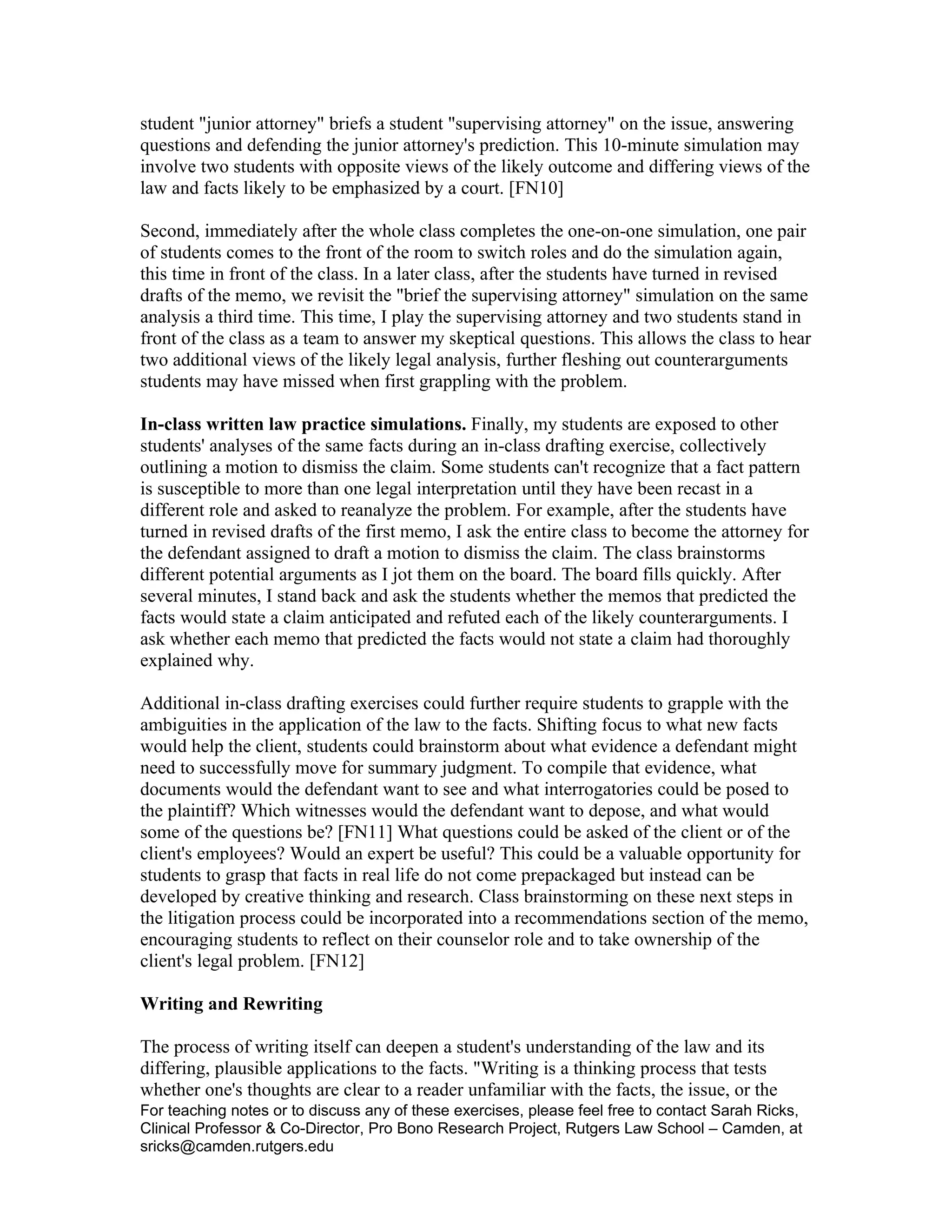 Strategies to enhance counteranalysis | DOC