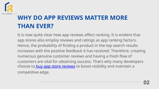 Top Strategies to Get Authentic App Store Reviews | PPTX