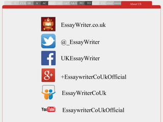 EssayWriter.co.uk
@_EssayWriter
UKEssayWriter
EssayWriterCoUk
EssaywriterCoUkOfficial
+EssaywriterCoUkOfficial
 