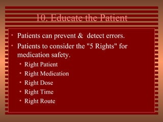 Strategies to Reduce Errors | PPT