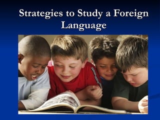 Strategies to Study a Foreign Language 