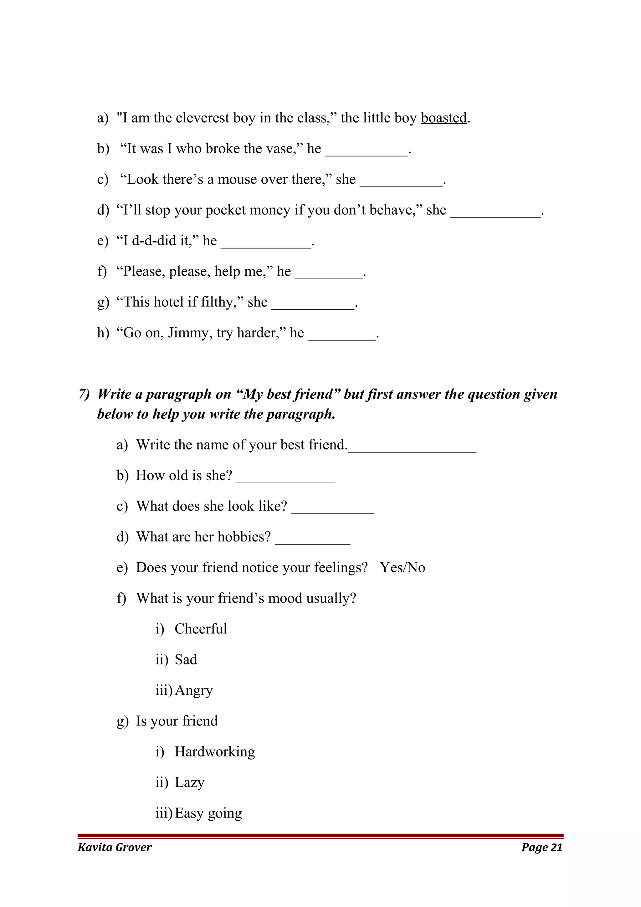 Strategies to teach paragraph writing to primary students. Hand-book 2