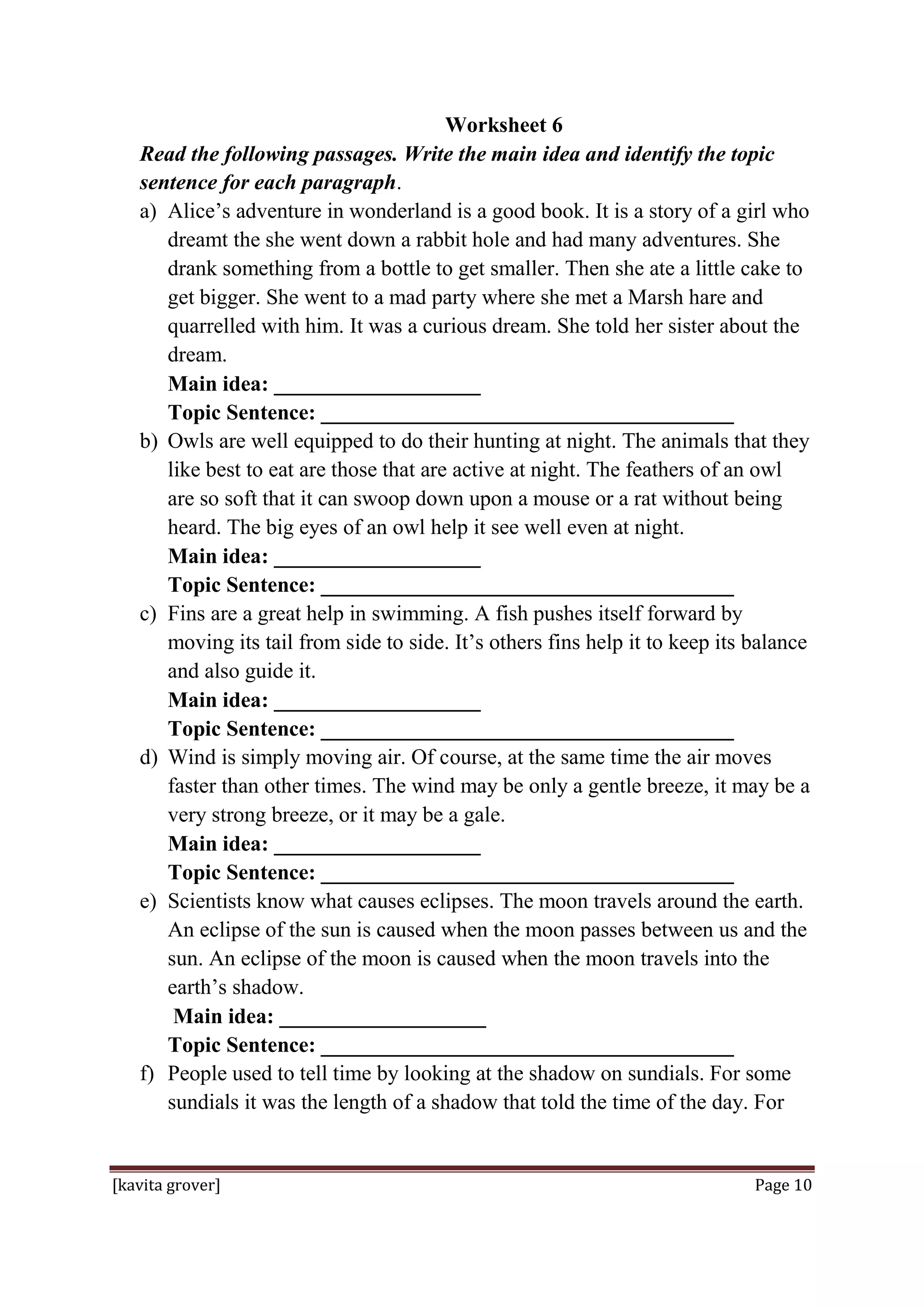Strategies to teach paragraph writing to primary students handbook 1 | DOCX