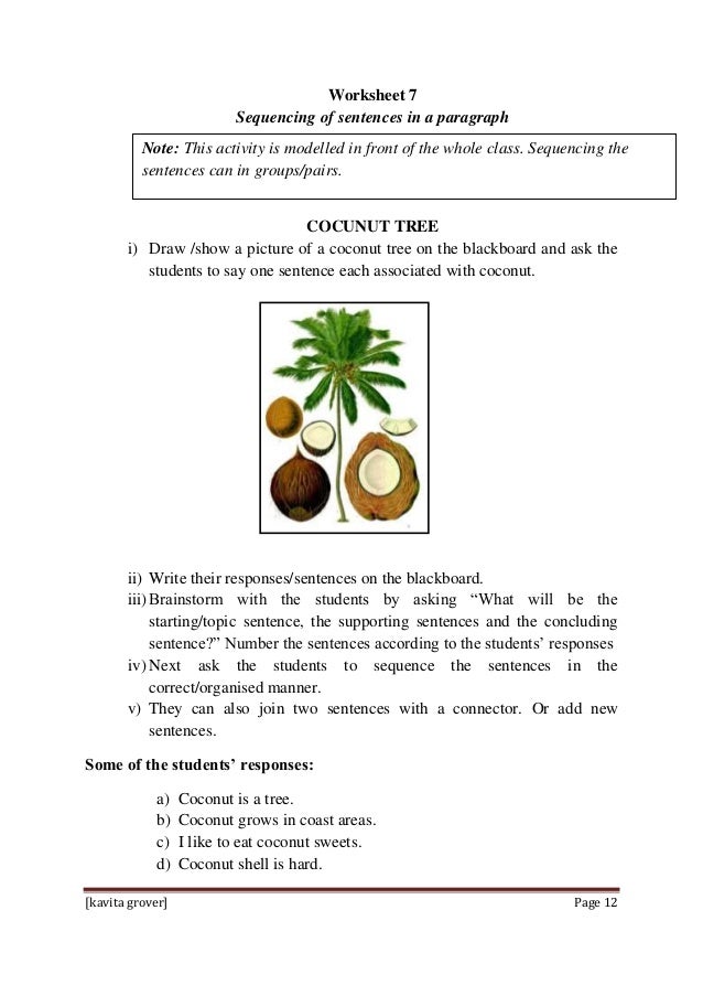 coconut tree essay