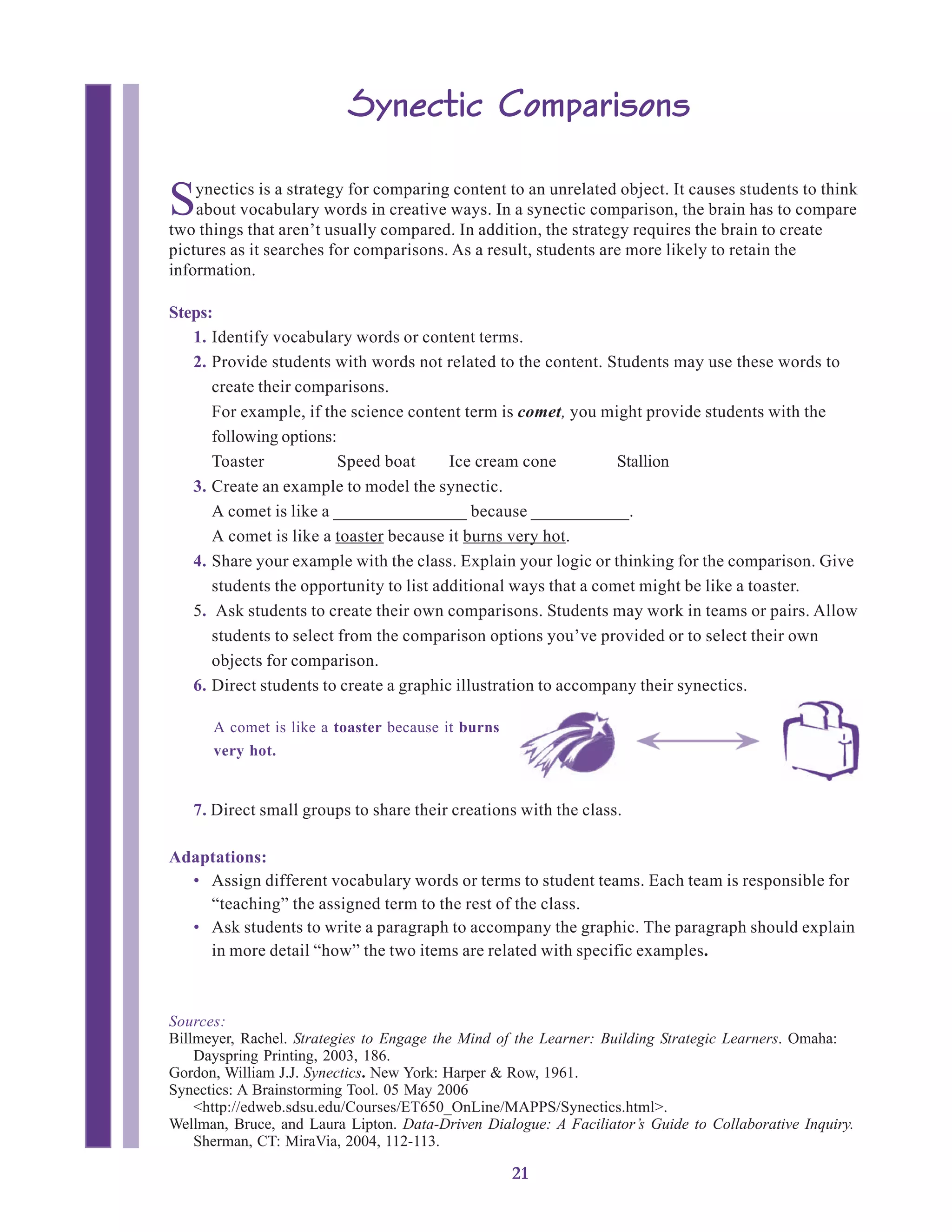 Strategies vocabulary 080808 | PDF