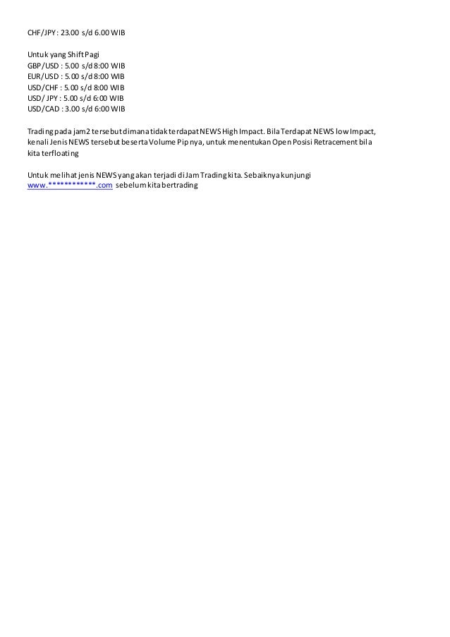Strategi Forex Scalping Pagi Hari - 