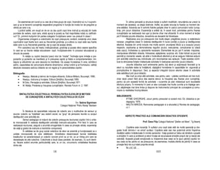 De asemenea am lucrat şi cu cea de-a treia grupǎ de copii, încercând sǎ nu îi supraîn-                     În ultima perioadă şi structura lec iei a suferit modificări, renun ându-se uneori la
carc şi sǎ le transmit cunoştin e respectând programa în func ie de nivelul lor de pregǎtire şi      moment ale acesteia, ca etape distincte. Astfel, se poate renun a la fixarea ca moment de-
vârstǎ pe care o au.                                                                                 sine-stătător, folosindu-se în schimb fixările par iale chiar în cadrul comunicării noilor cunoş-
      Lucrând astfel, am reuşit an de an sǎ dau şcolii copii bine instrui i şi educa i din toate     tin e, prin jocuri didactice. Experien a a arătat că, în acest mod, activitatea pentru fixarea
punctele de vedere, copii care, odatǎ ajunşi la şcoalǎ au fost majoritatea nota i cu calificati-     cunoştin elor se realizează mai uşor şi devine chiar mai eficientă. În orice moment al lec iei
vul F.B., primind mul umiri din partea colegelor învǎ ǎtoare caren i-au preluat în clasa I.          pot fi folosite jocurile didactice, dovedindu-se deosebit de folositoare.
      Organizarea omogenǎ a colectivelor de copii presupune, evident, existen a unor clase                       Realizarea unui joc presupune mai multe etape: pregătirea jocului, a materialului
cuprinzând copii foarte buni care au frecventat grǎdini a, şi a altora cu copii slabi sau foarte     necesar, pregătirea clasei în vederea desfăşurării în bune condi ii a jocului şi desfăşurarea
slabi care nu au frecventat gradini a, dar şi copii de aceaşi vârstǎ.                                efectivă. Aceasta din urmă include mai multe sarcini: anun area titlului şi a scopului jocului
      Prin caracterul sǎu de mediu institu ionalizat, grǎdini a şi şcoala oferǎ repere specifice     respectiv, explicarea şi demonstrarea regulilor jocului, executarea, complicarea lui (dacă
în care se va înscrie rela ia educatoare- copil, învǎ ǎtoare-elev în procesul educa ional şi         este cazul), încheierea cu aprecierile necesare. Elementele de joc pot fi variate: mişcarea,
dincolo de acesta                                                                                    manipularea diferitelor obiecte, întrecerea, aşteptarea, surpriza, etc. Este indicat ca jocul să
            În rela ia cu copilul dascǎlul joacǎ rolul de “model”. Înclina ia spre imita ie a pre-   permită şi momente vesele, să aibă o încărcătură afectivă şi să se asigure întărirea ac iunii
şcolarilor şi şcolarilor se manifestǎ şi în preluarea rapidǎ şi fidelǎ a comportamentelor, lim-      prin activită i colective sau individuale, prin recompense sau aplauze. Toate acestea contri-
bajului şi atitudinilor pe care dascǎlul le manifestǎ. De aceea încrederea în sine, echilibrul       buie la stimularea for elor intelectuale solicitate în realizarea sarcinilor jocului didactic.
psihic, capacitatea de comunicare eficentǎ dinamismul, sim ul ordinii şi al frumosului, calitǎ i                 Jocurile didactice sunt antrenante pentru to i elevii şi ac ionează favorabil şi la
absolute necesare cadrului didactic se vor regǎsi şi în personalitatea copiilor.                     elevii cu rezultate slabe la învă ătură, câştigând încrederea în capacită ile lor, siguran ă şi
                                                                                                     promptitudine în răspunsuri. Deci, şi aspectul integrării tuturor elevilor clasei în activitate
Bibliografie:                                                                                        este satisfăcut prin jocul didactic.
     • Neacşu, Metode şi tehnici de învǎ are eficientǎ, Editura Militarǎ, Bucureşti, 1990;                       Mai mult ca orice altă activitate, cea pentru care ―pledez contribuie cel mai mult,
     • Neacşu, Instruire şi învǎ are, Editura Ştin ificǎ, Bucureşti,1990;                            chiar dacă uneori fără să-şi dea seama elevul, la însuşirea sau fixarea unor cunoştin e,
     • M.Golu, Percep ie şi activitate, Editura Ştin ificǎ, Bucureşti,1971                           pentru că prin această formă de activitate ―cuceririle pe plan intelectual sunt rezultatele
     • M. Mali a, Predarea şi însuşirea cunoştin elor, Revista Forum nr. 2, 1987.                    efortului propriu. În momentul în care un elev cunoaşte mai multe cuvinte şi le în elege sen-
                                                                                                     sul, stăpâneşte mai bine limba şi dispune de instrumentul principal de cunoaştere şi comu-
                                                                                                     nicare cu realitatea înconjurătoare.
       SINTALITATEA COLECTIVULUI, PERSOALITATEA ELEVILOR ŞI METODE
            DE CUNOAŞTERE A SINTALITĂ II COLECTIVULUI DE ELEVI                                       BIBLIOGRAFIE:
                                                                                                         -   IFTIME GHEORGHE, Jocuri pentru prescolari si scolarii mici, Ed. didactica si pe-
                                                                       Înv. Sabina Sigmirean                 dagogica, 1976;
                                                       Colegiul Na ional “Petru Rareş” Beclean           -   MALITA MIRCEA, Renovarea pedagogiei si a educatiei,‖ Revista de pedagogie,
                                                                                                             nr.1
            În literatura de specialitate no iunea de colectiv are o multitudine de sensuri şi
anume: colectiv ca “totalitate” sau sistem social, ca “grup” de persoane reunite cu scopul
desfăşurării unei activită i etc.                                                                              ASPECTE PRACTICE ALE COMUNICĂRII DIDACTICE EFICIENTE
            Sensul pedagogic al no iunii de colectiv presupune reuniunea copiilor într-o unita-
te microsocială în vederea desfăşurării activită ii instructiv-educative. Prin felul în care se                                     Prof. Oana Filip Colegiul National “Ştefan cel Mare”, Tg.Neam
realizează reuniunea, asigură o anumită omogenitate în ceea ce priveşte vârsta, experien a
de via ă şi gradul de instruire a membrilor componen i.                                                           Copilăria este inocen ă. În sufletul unui copil este atât de multă speran ă şi dra-
            În calitatea sa de grup social colectivul de elevi se prezintă şi func ionează ca o      goste încât rănindu-l i-ai omorî surâsul. Copilăria este cea mai puternică armă împotriva
unitate microsocială de sine stătătoare. Sintalitatea desemnează tocmai totalitatea                  răută ilor adânc înrădăcinate în inimile oamenilor. Via a şcolară ar trebui să rămână o şcoală
trasăturilor ce caracterizează un colectiv concret privit ca un tot, ca un întreg prin care se       a emo iilor în care şi profesorii şi elevii înva a să recunoască emo iile proprii dar şi reac ii ale
deosebeşte de alte colective. Colectivele a două clase paralele, de exemplu, nu sunt identi-         celorlal i. Această şcoală emo ională nu înseamnă doar ceea ce le spun părin ii copiilor lor
ce, fiecare având anumite particularită i care, la un loc, circumscriu sintalitatea fiecăreia        sau ceea ce fac pentru ei; ea presupune, de asemenea, modele oferite de părin i în ceea ce
dintre ele.                                                                                          priveşte felul de a-şi tratat propriile emo ii.
                                                                                                     •            ÎN LOC SĂ ….
                                               18                                                                                                   103
 