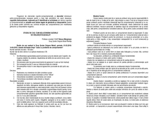 Programul de interven ie cognitiv-comportamentală, a dezvoltat dimensiuni                             Modelul Canter
psiho-comportamentale necesare pentru a face fa ă solicitărilor din sport deoarece,                              Scopul acestui model este de a-i ajuta pe profesori să-şi asume responsabilită i în
cogni iile disfunc ionale, ira ionale pot fi identificate şi schimbate prin tehnici cognitive        sala de clasă şi de a-i învă a să fie calmi, deşi energici cu elevii. Încă de la începutul anului
şi comportamentale iar emo iile sunt strâns legate de gândurile şi interpretările noastre            şcolar profesorii pozitivi manifestă intoleran ă faşă de comportamentul indezirabil şi nu ac-
şi de aceea putem schimba sau controla emo iile sau comportamentul prin modificarea                  ceptă scuze prin care sunt invocate: probleme emo ionale, mediu defavorizat de acasă,
gândurilor şi interpretărilor negative;                                                              slăbiciuni ereditare, necazuri personale; ei stabilesc reguli de comportament, dar şi conse-
                                                                                                     cin e, atât pentru comportamentul considerat adecvat, cât şi pentru acela considerat indezi-
                                                                                                     rabil.
                     STUDIU DE CAZ: CUM SOLU IONĂM CAZURILE                                                      Profesorii pozitivi cer de la elevi un comportament decent şi responsabil. Ei plea-
                             DE VIOLEN Ă ÎN ŞCOALĂ?                                                  că de la premisa că elevii se pot compara astfel dacă vor. Comportamentul adecvat este o
                                                                                                     problemă de alegere. Profesorii pozitivi fac promisiuni, nu recurg la amenin ări; ei nu ame-
                                                    Profesor consilier CȘAP Raluca Mărginean         nin ă pentru a întări regulile, ci dau consecin elor nerespectării lor; ei sunt consecven i şi
                                                              Grup Școlar Grigore Moisil Bistri a    ac ionează coerent.
                                                                                                                 Principiile Modelului Canter:
           Studiu de caz realizat în Grup Școlar Grigore Moisil, perioda: 01.03.2010-                - profesorii trebuie să solicite elevilor un comportament responsabil;
14.04.2010, clasele etichetate drept ‘‘clase cu probleme de comportament‘‘                           - eşecul profesorului se datorează unui control slab al clasei: ei nu pot preda, iar elevii nu
Număr estimativ de elevi: 100 elevi                                                                  utilizează oportunitatea de a învă a;
Număr real de elevi cărora li s-a aplicat chestionarul: 80                                           - mul i profesori cred că un control ferm al clasei este înăbuşitor şi inuman; fals, controlul
Obiective:                                                                                           ferm, dar impus într-o manieră umană este eliberator.
     1. Să diferențieze agresivitatea pasivă (privarea cuiva de obiecte care îi aparțin, dis-                    Ca educatori, profesorii au următoarele drepturi fundamentale:
           trugerea relațiilor de prietenie, răspândirea de bârfe) de cea activă (lovire, ame-       - dreptul de a asigura un mediu optim pentru învă are;
           nințare, insultare)                                                                       - dreptul de a se aştepta la un comportament adecvat din partea elevilor;
     2. Să precizeze cele mai grave evenimente de agresiune în care au fost implicați                - dreptul de a se aştepta la un ajutor adecvat din partea părin ilor şi administra iei şcolii
     3. Să numească locurile în care au întâmpinat fapte de violență                                 atunci când este cazul.
     4. Să exemplifice modul în care răspund agresiunilor provocate de alții (activ sau                          Ca persoane care înva ă, elevii au următoarele drepturi fundamentale:
           pasiv)                                                                                    - dreptul de a avea profesor care să-i ajute să se dezvolte pe de o parte, iar pe de altă parte,
Derulare:                                                                                            de a-i împiedica să se distrugă printr-un comportament inadecvat;
     1. Realizarea unui chestionar de către consilierul școlar                                       - dreptul de a primi un sprijin adecvat din partea profesorului în procesul deprinderii unui
     2. Aplicarea acestuia la clasele etichetate ca fiind ”dificile”                                 comportament adecvat;
     3. Interpretarea rezultatelor și prezentarea unor soluții                                       - dreptul de a alege un anume comportament, ştiind dinainte care sunt consecin ele alegerii
     4. Transmiterea rezultatelor către director și diriginți                                        respective.
Rezultatele cercetării:                                                                                          Aceste drepturi, necesită i şi condi ii se regăsesc într-un plan privitor la disciplina
     1. Menționăm că elevii nu realizează diferența dintre agresivitatea pasivă (minciuni,           în clasă, prin intermediul căruia profesorul fixează aşteptările, consecin ele încălcării reguli-
           răspândiri de bârfe, distrugerea relațiilor de prietenie) care este greu de demon-        lor şi care nu ignoră niciodată interesele cele mai semnificative ale elevilor.
           strat deoarece agresivitatea nu este exteriorizată, scopul fiind să lovească victima                  S-a elaborat un sistem pentru a eviden ia comportarea disciplinată a elevilor.
           când aceasta este într-o situație vulnerabilă și agresivitatea directă (șantaj, lovire,   Analiza a relevat că există patru stadii ale evolu iei individului din punct de vedere al disci-
           atac cu arme, distrugere de obiecte, insultare). Ei au bifat ca fiind agresive toate      plinei:
           comportamentele specifice agresivității directe, dar cele specifice agresivității pa-     A. Stadiul puterii: elevii afla i în acest stadiu au un comportament tipic recalcitrant; adesea
           sive nu li s-au părut adecvate.                                                           refuză să urmeze indica iile şi sunt sfidători, solicitând foarte multă aten ie din partea profe-
     2. Cel mai des, elevii menționează că și-au insultat colegii și profesorii, că au deteri-       sorului. Ei posedă o moralitate heteronomă, adică posedă doar câteva reguli, în rest urmând
           orat ceva în incinta școlii (rupere, mâzgălire, spargere) și că au asitat în curtea       regulile altora. Elevii din acest stadiu se încadrează, de obicei, la nivelul patru al sistemului
           școlii la bătăile altora. Cred că și aspectul școlii confirmă rezultatele obținute…       disciplinei diferen iate.
     3. Cele mai multe agresiuni se întâmplă în curtea școlii sau pe hol, pe locul doi               B. Stadiul puterii şi al recompensei: elevii care se situează în stadiul al doilea sunt mai uşor
           aflându-se cele petrecute în timpul liber (cluburi, discoteci, baruri).                   de controlat – ei reprezintă un procent nesemnificativ dintre elevii unei clase. Elevii afla i în

                                               24                                                                                                   97
 