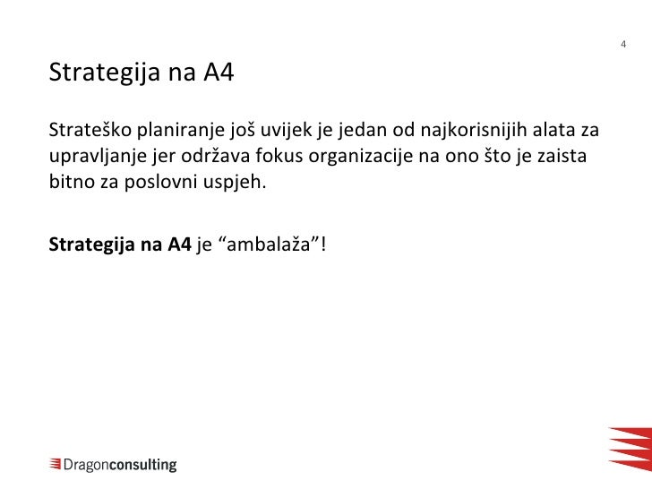 i formuliranje odabir strategije 2009 Predavanje Na Strategija A4 i formuliranje odabir strategije 2009 Predavanje Na Strategija A4