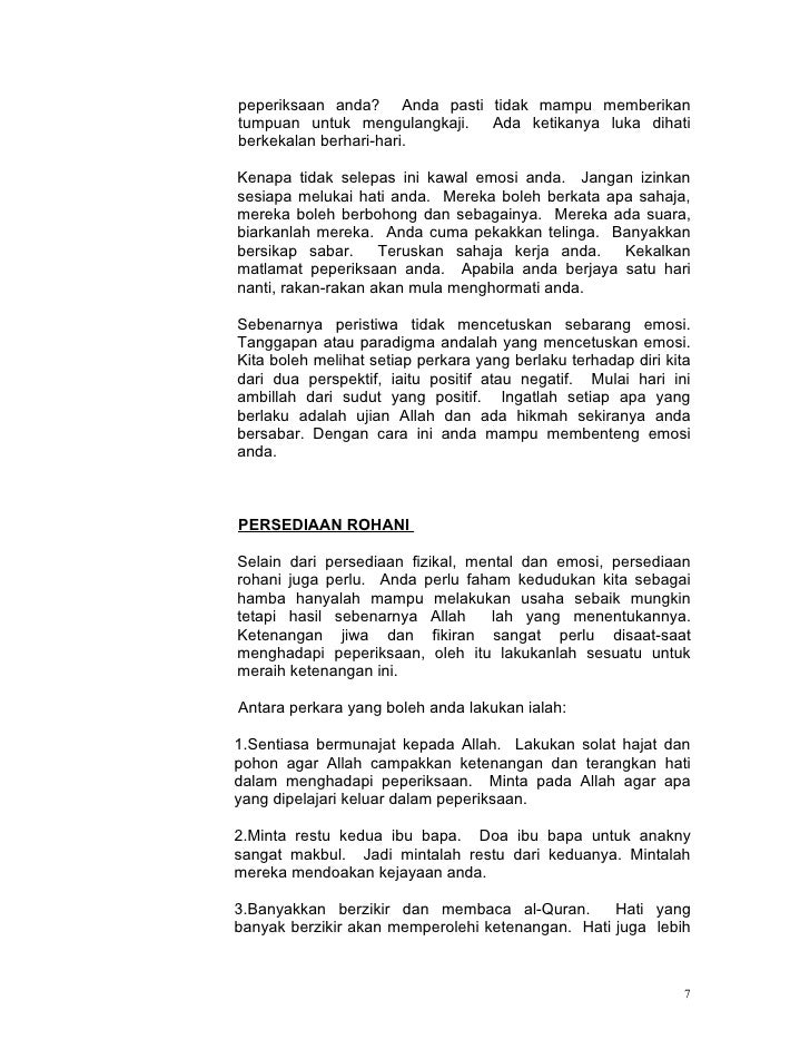 Strategi Menghadapipeperiksaan1 1