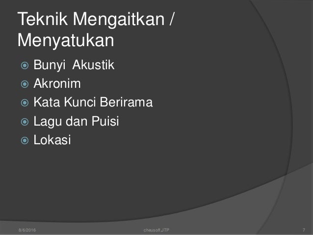 Strategi meningkatkan daya ingatan