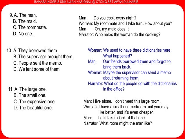 Strategi Menjawab Soal Un