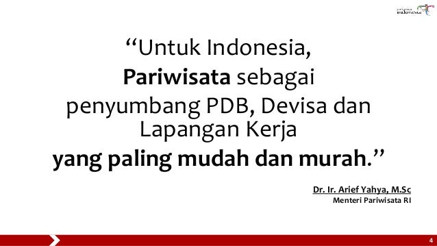 Strategi pembangunan pariwisata 2017 kemenpar ay