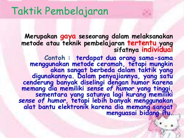 Strategi pembelajaran