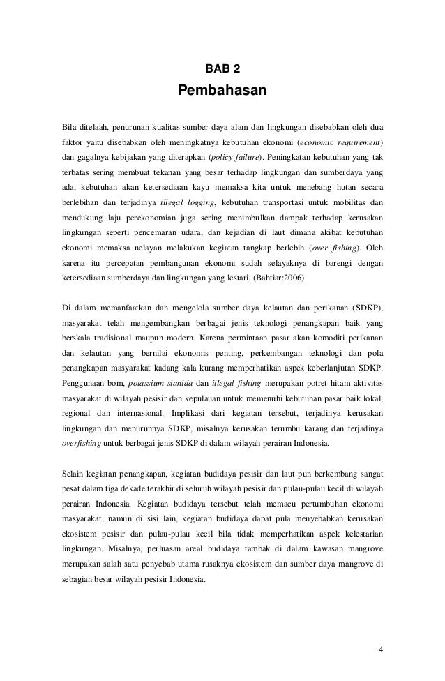 Strategi Pemanfaatan dan Pengelolaan Sumberdaya Kelautan 