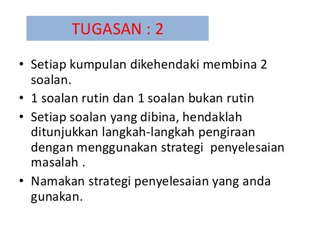 Soalan Penyelesaian Masalah Operasi Bergabung Matematik 