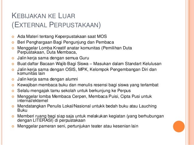 Strategi promosi perpustakaan