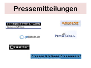 Pressemitteilungen
 