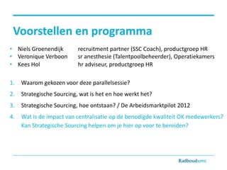 Strategische Sourcing Voor Benchmarking Ok 2013