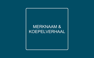 MERKNAAM &
KOEPELVERHAAL
 